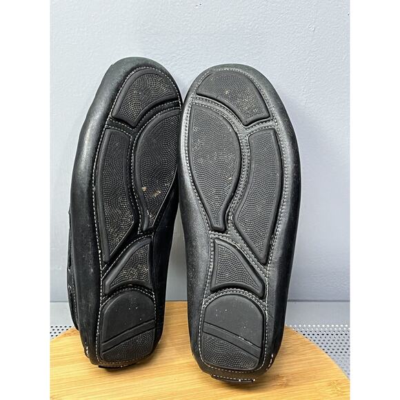 Claudio De Lorena Men's Black Driving Mocassins Designer Loafers Size 11.5 - Picture 8 of 11